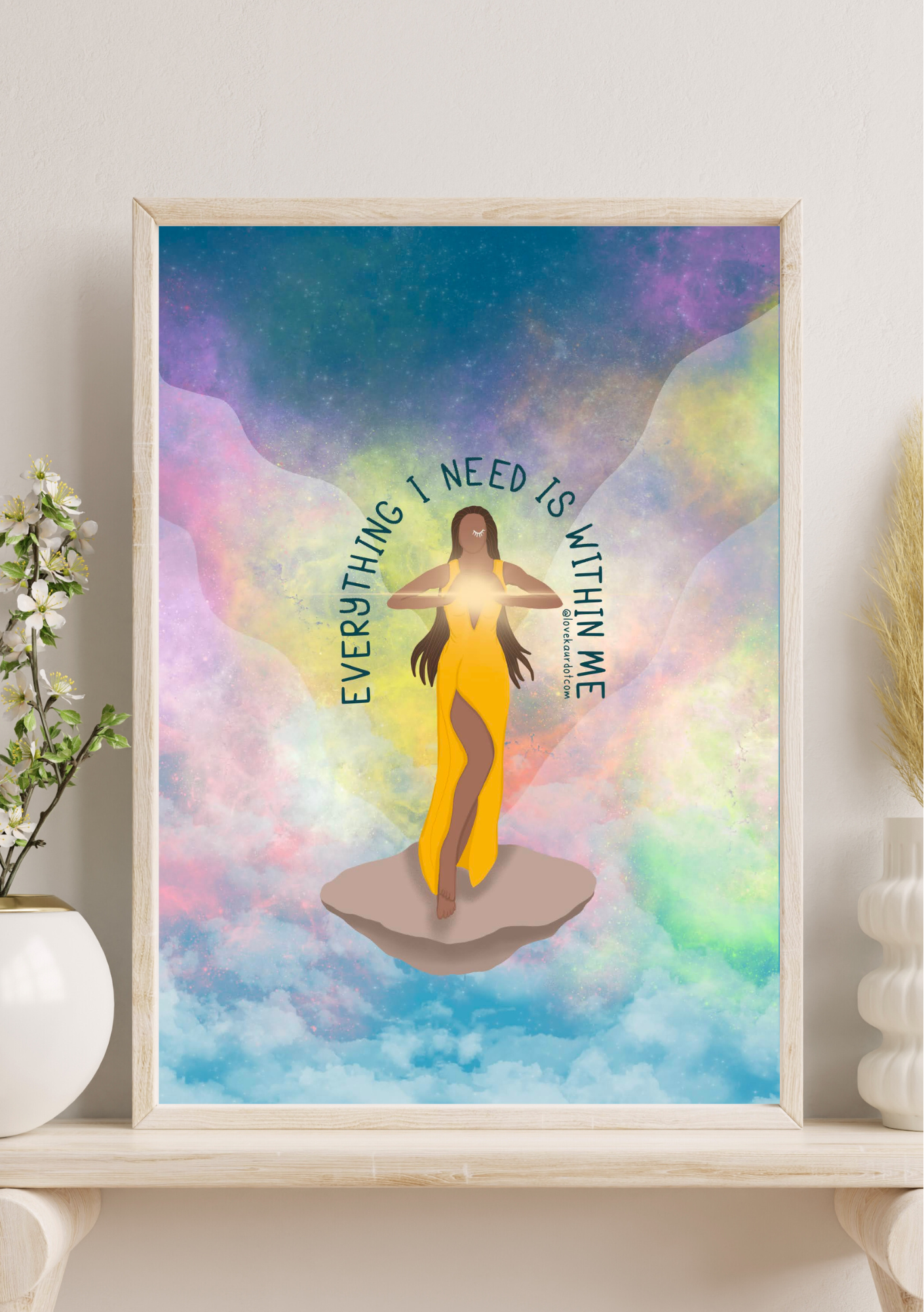 Everything I Need Is Within  - A4 Print