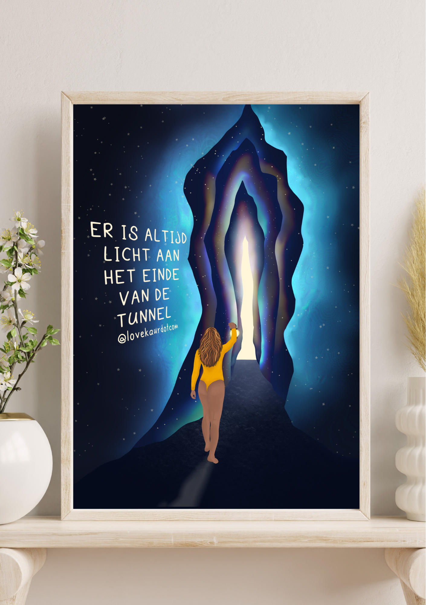 There Is Always Light At The End Of The Tunnel - A4 Print