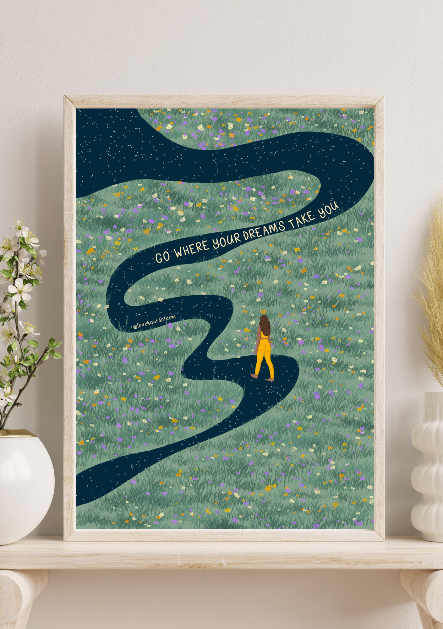 Go Where Your Dreams - A4 Print